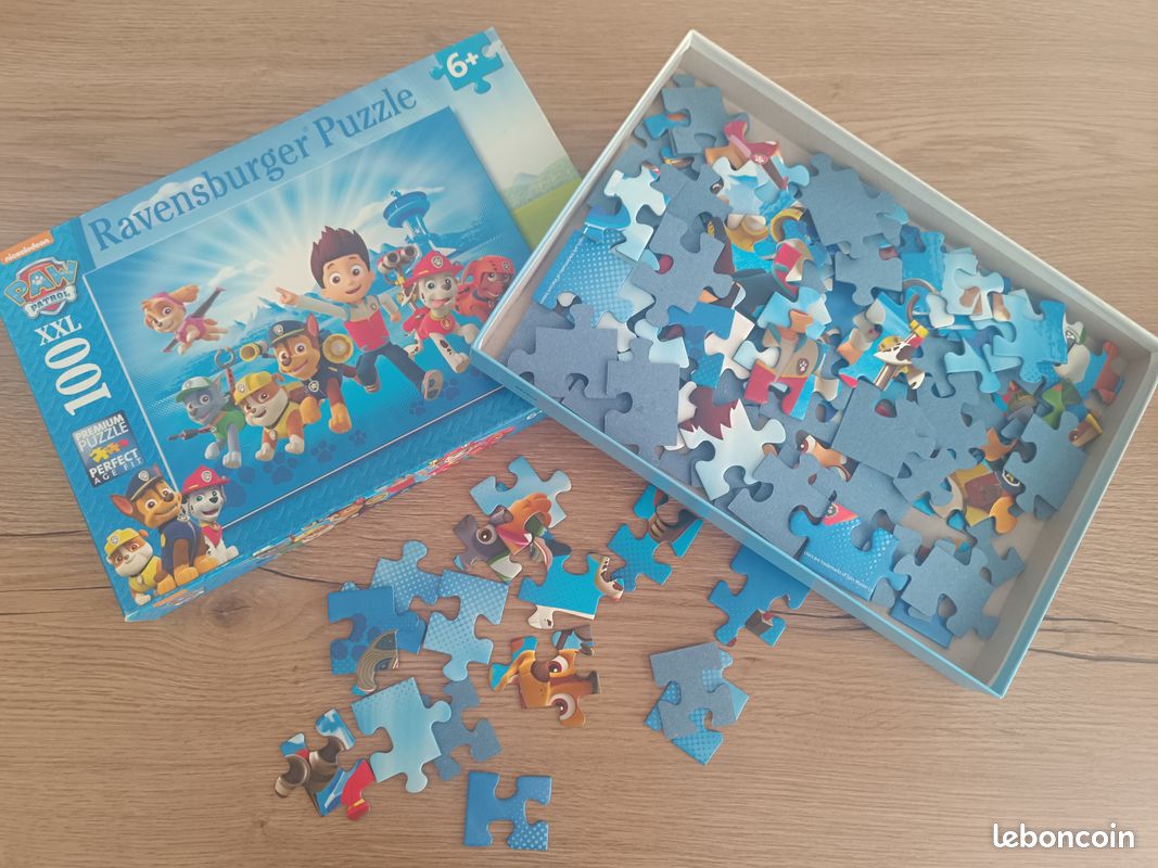Lot 2 Puzzles 100 pièces – Minions (Bois) & Pat' Patrouille XXL – Dès 6 ans (image 3)