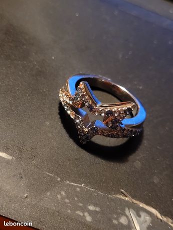 Bague Thierry Mugler Anneau Large Taille 55 - Acier Inoxydable - Occasion Superbe état