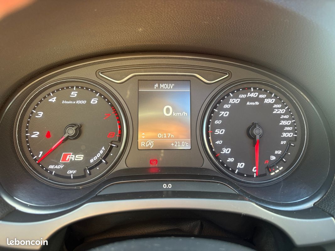 AUDI RS3 SPORTBACK 2.5 TFSI QUATTRO S TRONIC 367Ch Garantie 12 mois (image 13)