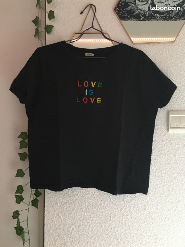 T-shirt noir (image 1)