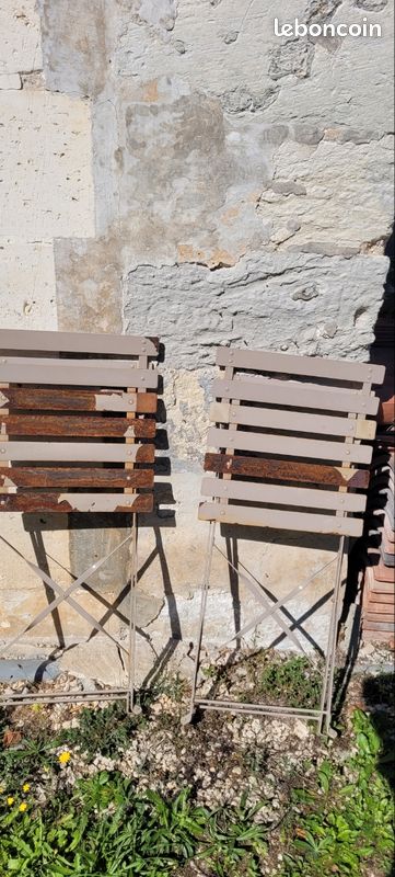 Chaises en métal à repeindre (image 4)