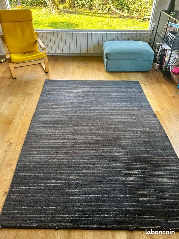 Tapis Habitat laine et soie 170x245 (image 2)