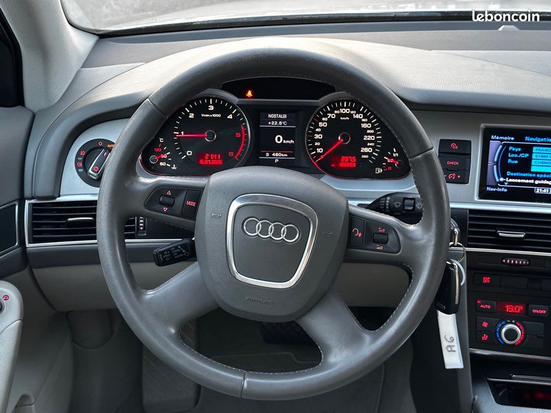 AUDI A6 C6 2.0 TDi 170ch Luxe Multitronic7 Boite Auto - GPS - Cuir - Xenon - Suivie Complet - 1er Main (image 10)
