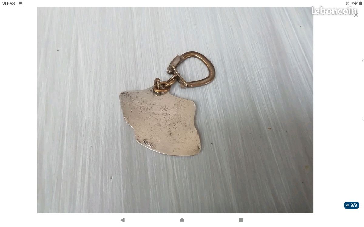 Porte-clés Vintage Honeywell En Forme De Pointe De Flèche En Métal - Occasion En Bon état