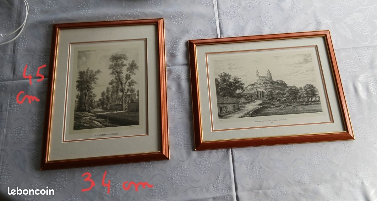 Lithographies XIXe Victor Petit - Charlieu & St-Vincent-de-Boisset (image 4)