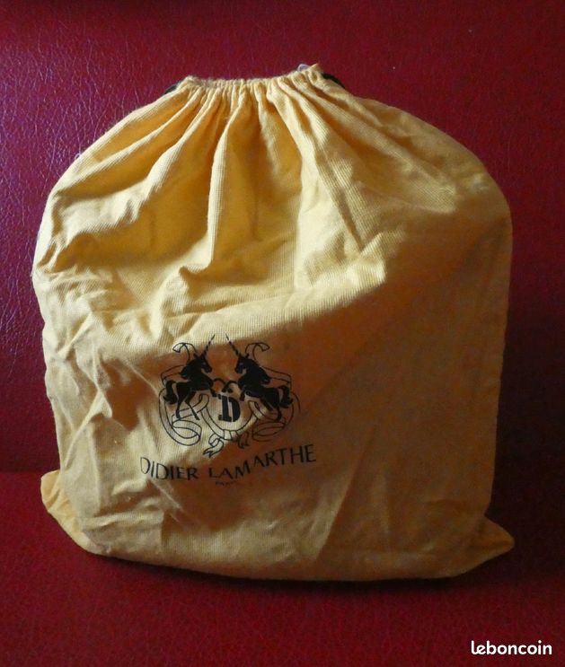 Sac à main jaune Didier Lamarthe vintage (image 5)