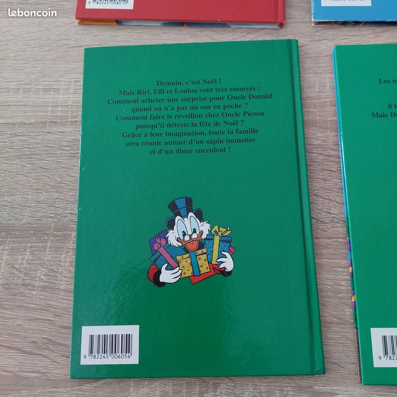 LOT DE 4 LIVRES DISNEY : Aventures à Disneyland Paris, Le Noël d’Oncle Picsou, La surprise de Noël et Trois neveux très malins (image 11)