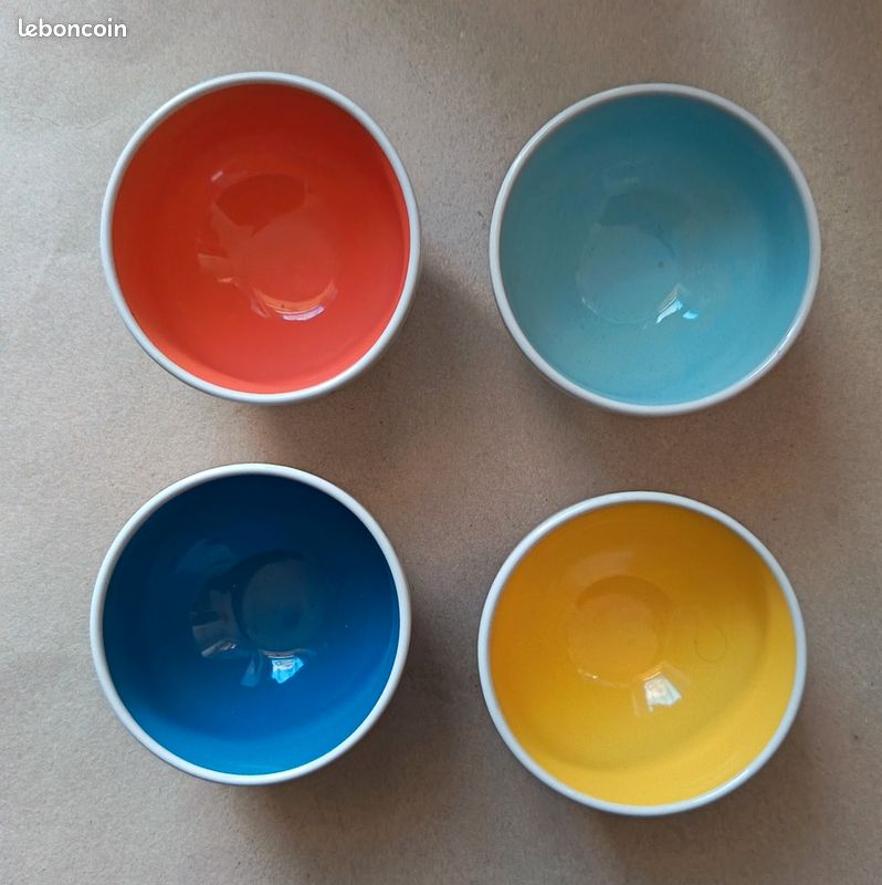 Lot De 4 Bols à Soupe Francoise Saget - Céramique Authentique - Parfait Pour Soupes Et Salades