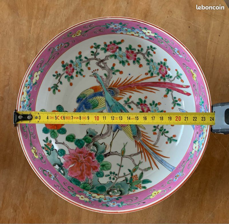 Saladier porcelaine paons (image 4)
