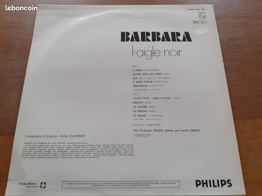 33T BARBARA : L'Aigle Noir (image 2)