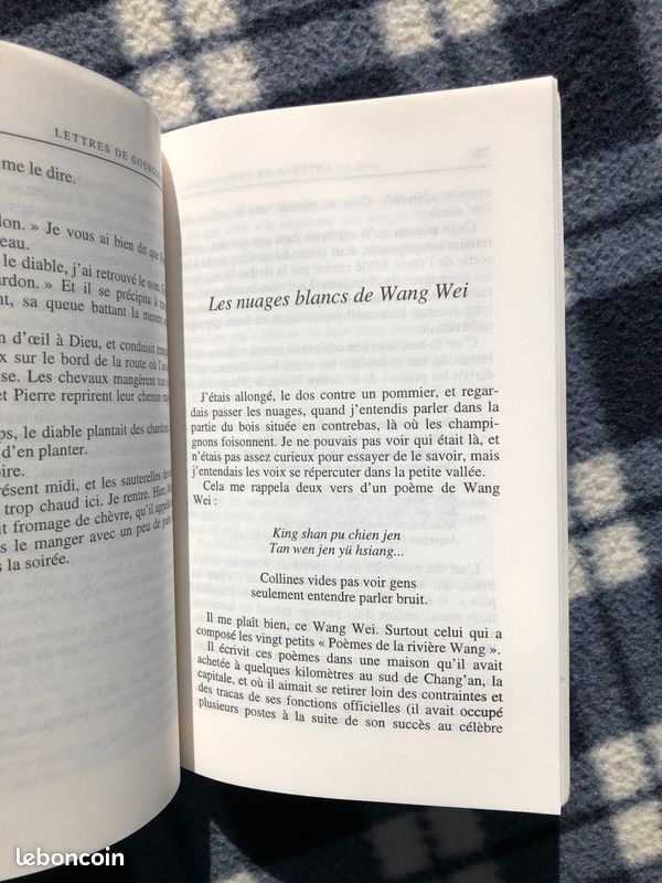 Lettres de Gourgounel. Kenneth White. Les Cahiers Rouges Grasset + Envoi d’auteur signé (image 5)