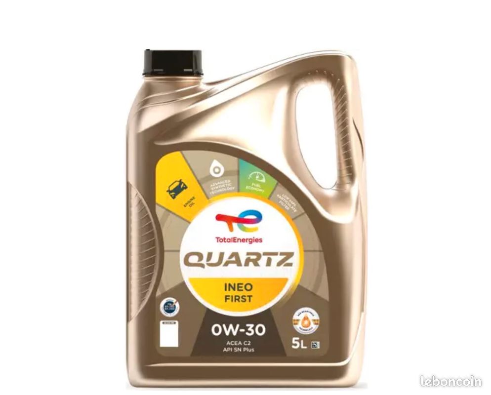 Huile Moteur 5L Total 0w30 ineo first (image 1)