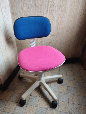 ÖRFJÄLL Chaise de bureau enfant, blanc/Vissle bleu/vert - IKEA