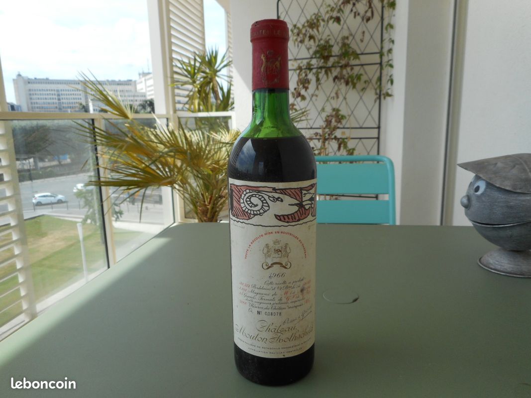 1 bt chateau mouton rothschild 1966 gcc pauillac (image 1)