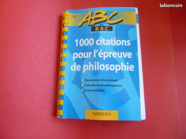 ABC du bac 1000 citations pour la philosophie (image 1)