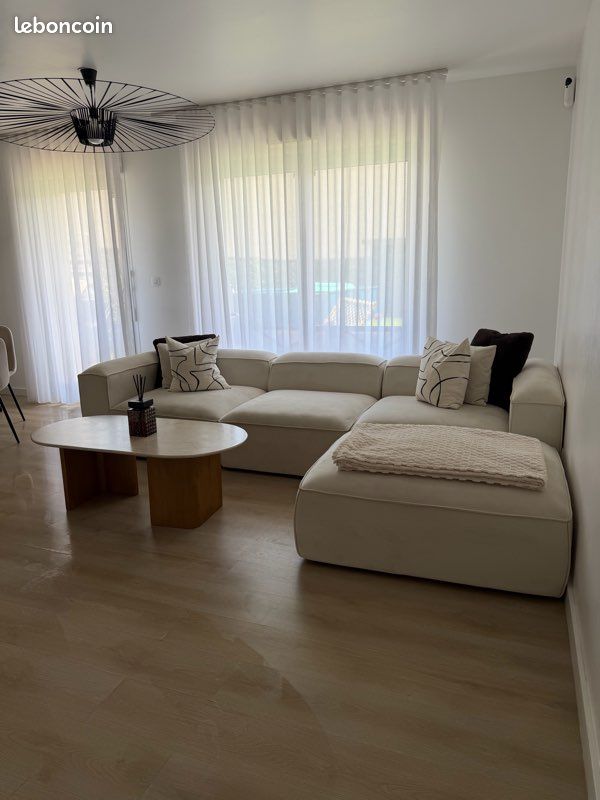 Canapé beige (image 3)