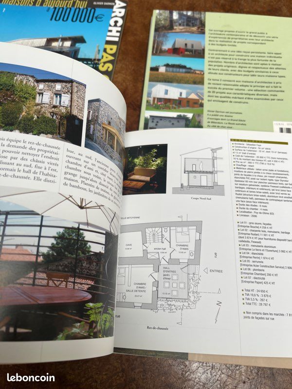 Lot de quatre livres maisons 🏘️ d’aujourd’hui architecture (image 12)