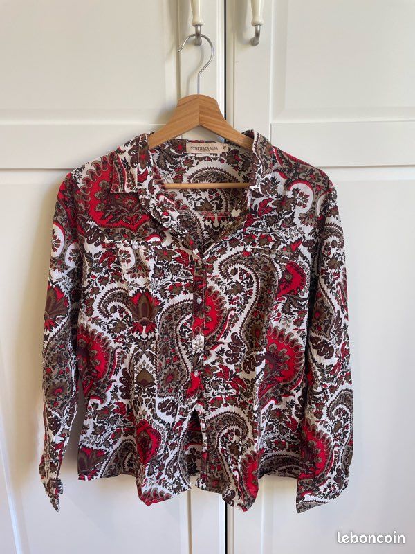 Chemise vintage motifs paisley cachemire Vêtements - Main Image