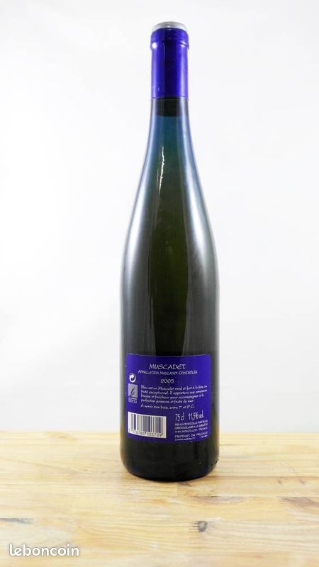 Muscadet Bleu Bouteille de Vin de 2005 - Vins & Gastronomie