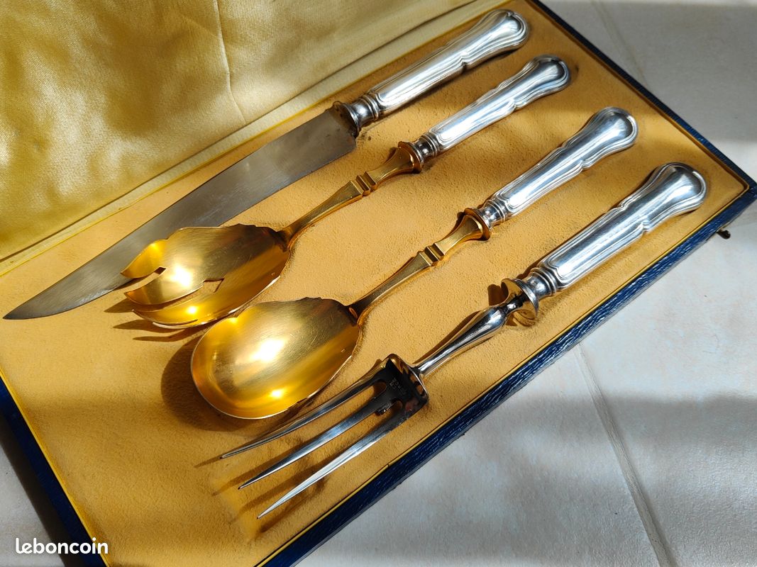 Couverts à salade et barbecue en acier inoxydable stal Gris Bjorn - Maison | Place des Tendances
