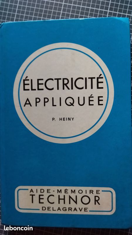 Livre Electricité appliquée de P. HEINY (image 1)
