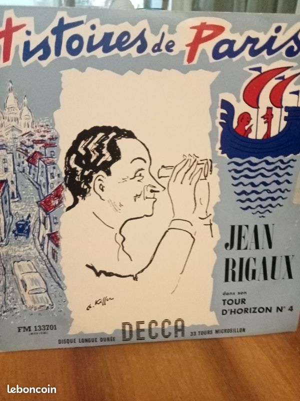 Vinyl histoire de paris jean rigaux (image 1)