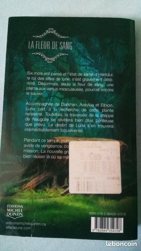 La Fleur de Sang tome 5 - L'elfe de lune (image 3)