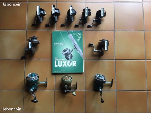 Moulinet De Pêche Ancien LUXOR - Modèle 1939 Probable - Pour Truite En Eau Douce - Rare Avec Pick-up Fil - Occasion Présentable