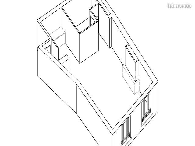 Appartement a louer vienne - 1 pièce(s) - 53 m2 - Surfyn