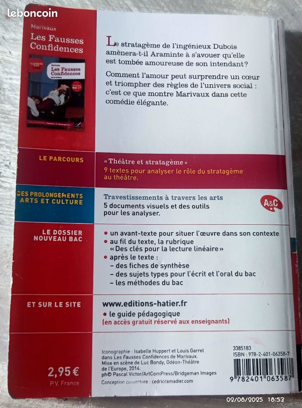 Les Fausses Confidences - Marivaux (image 2)