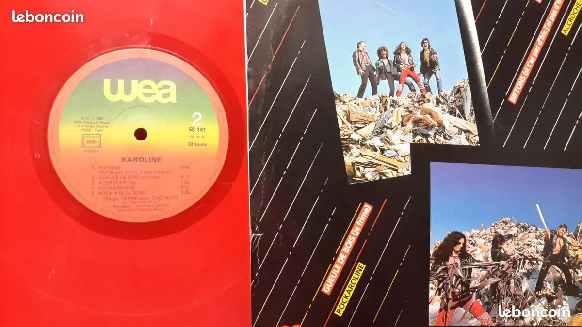 Disque lp Karoline vinyle rouge (image 2)