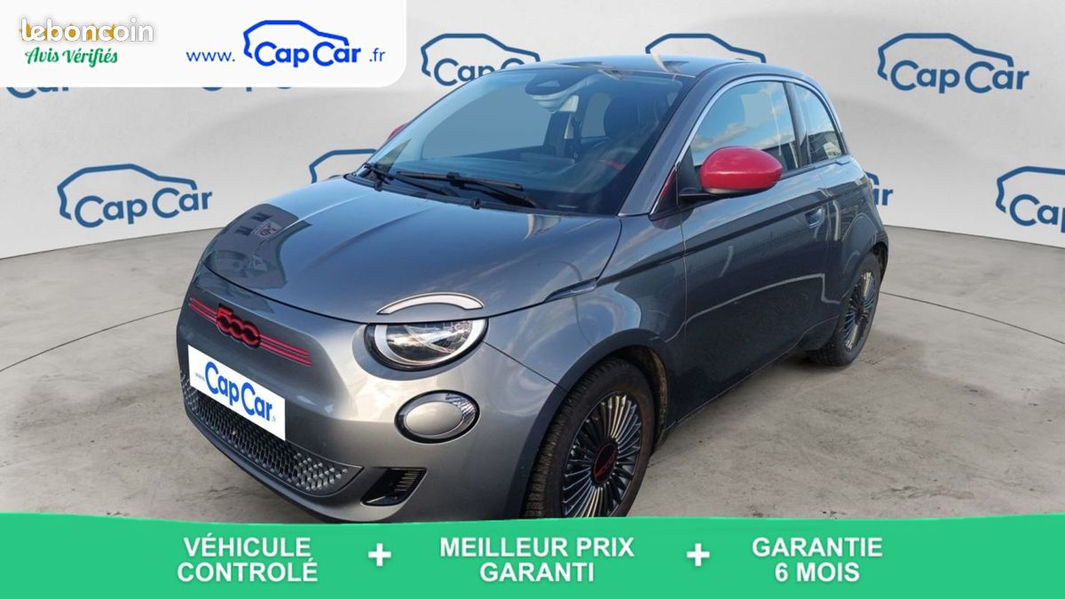 Fiat 500 95 24kWh Red - Voitures