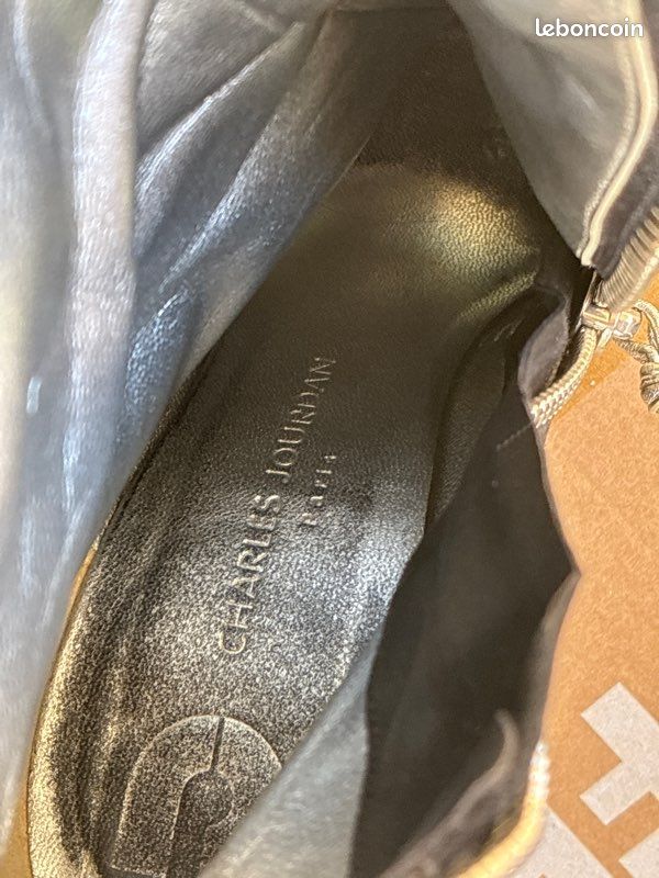 Bottines Charles Jourdan 36 noires (image 6)