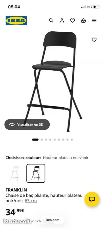 Chaise de bar (image 1)