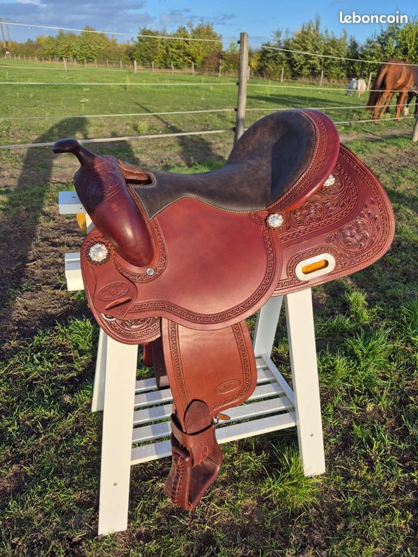 Selle western 16,5 pouces - Sport & Plein air