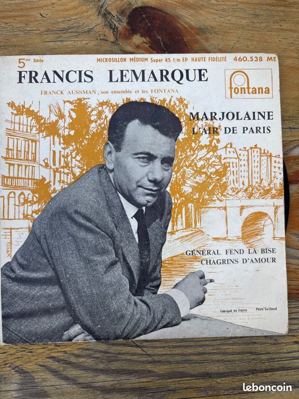 Vinyle Francis lemarque 45 tours (image 1)