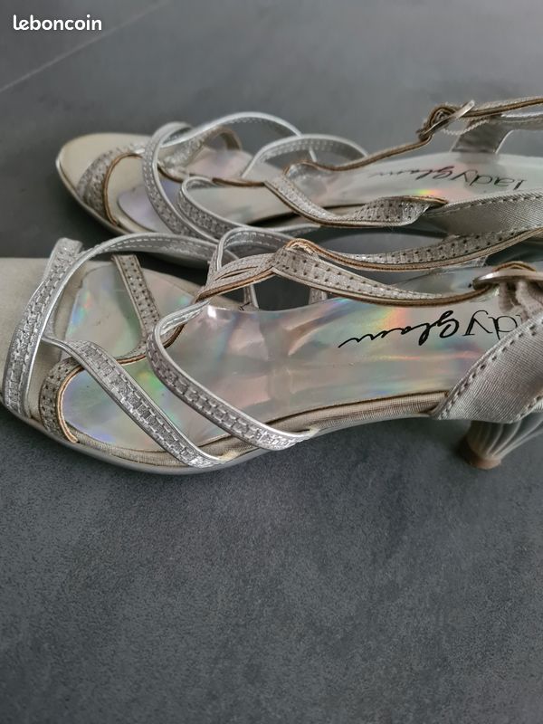 Escarpins gris Lady Glam (image 2)