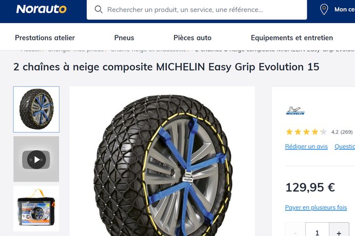 Michelin Easy Grip évo 12 - Équipement auto