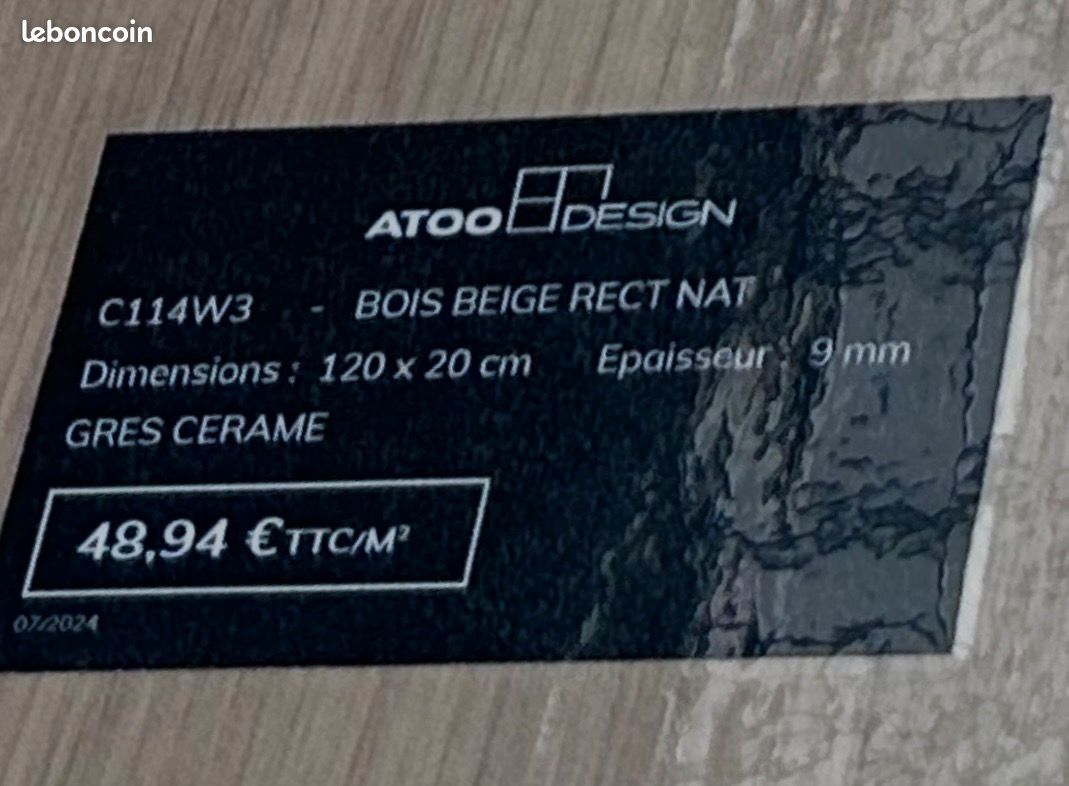 Carrelage rectifié effet bois (image 5)