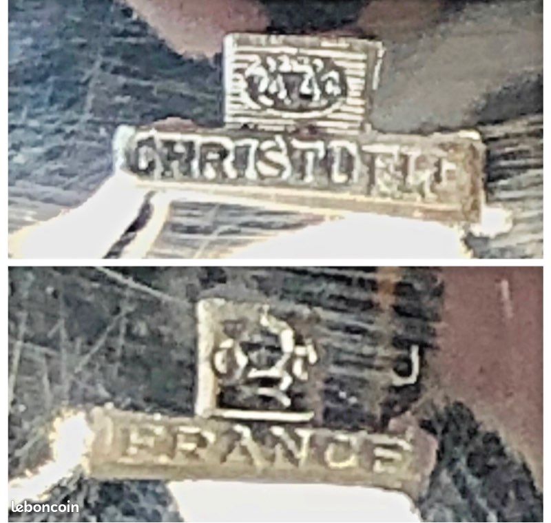 Série de 12 fourchettes de table Rubans croisés Christofle - Arts de la table