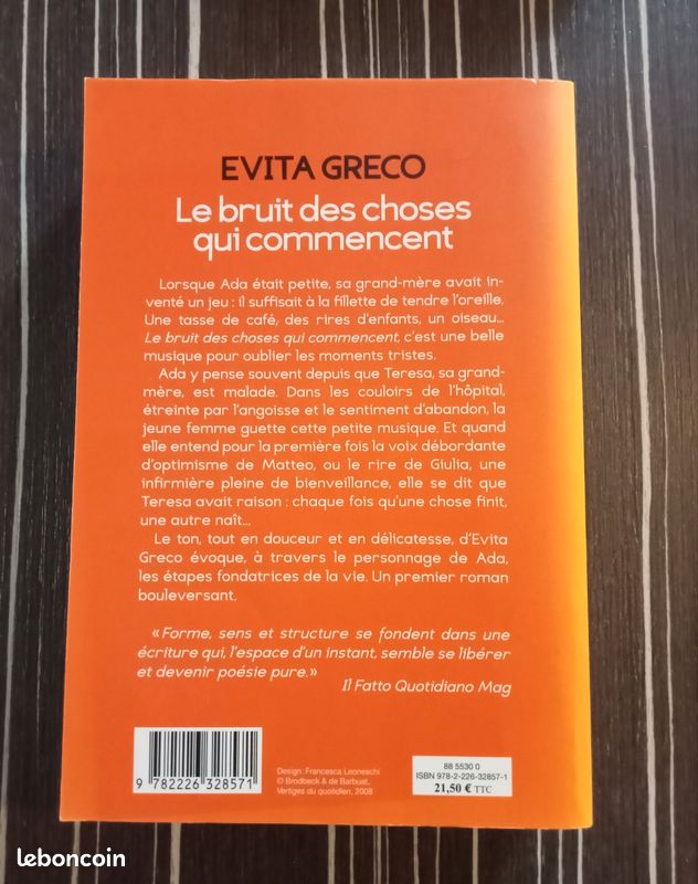 Le bruit des choses qui commencent. Evita Greco (image 2)