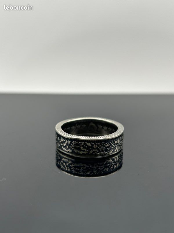 Bague En Pièce De Monnaie 2 Francs Suisse En Argent - Anneau Simple - Neuf Avec étiquettes
