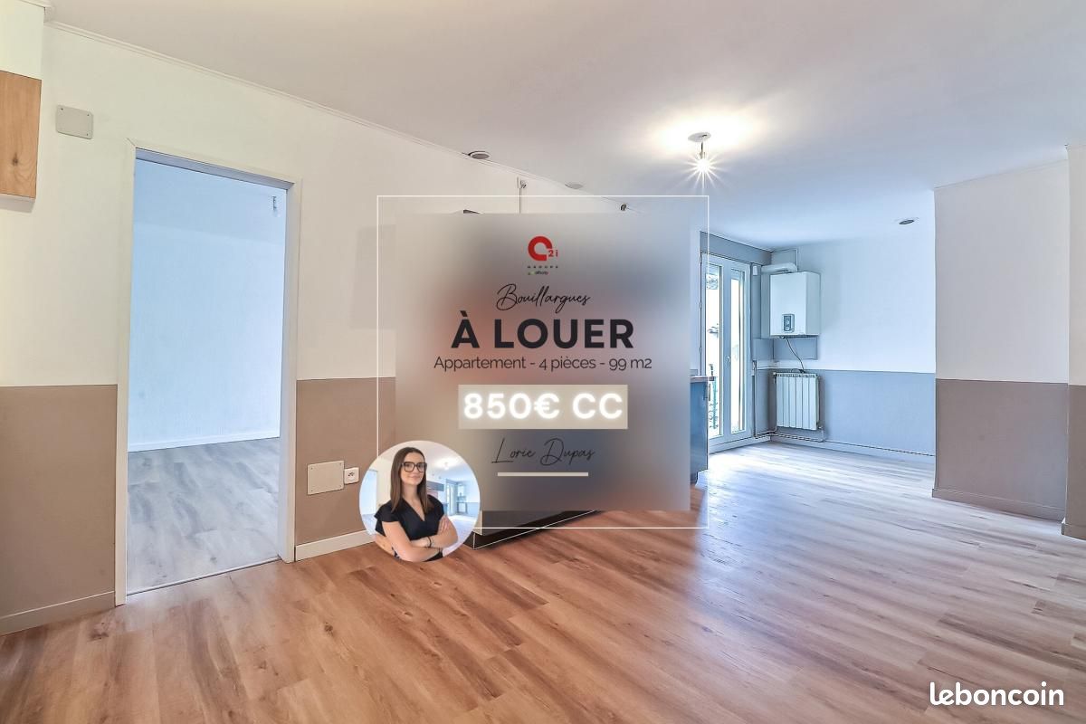 Appartement 4 pièces 99 m² · à Bouillargues · 99 m² · 850 €/mois