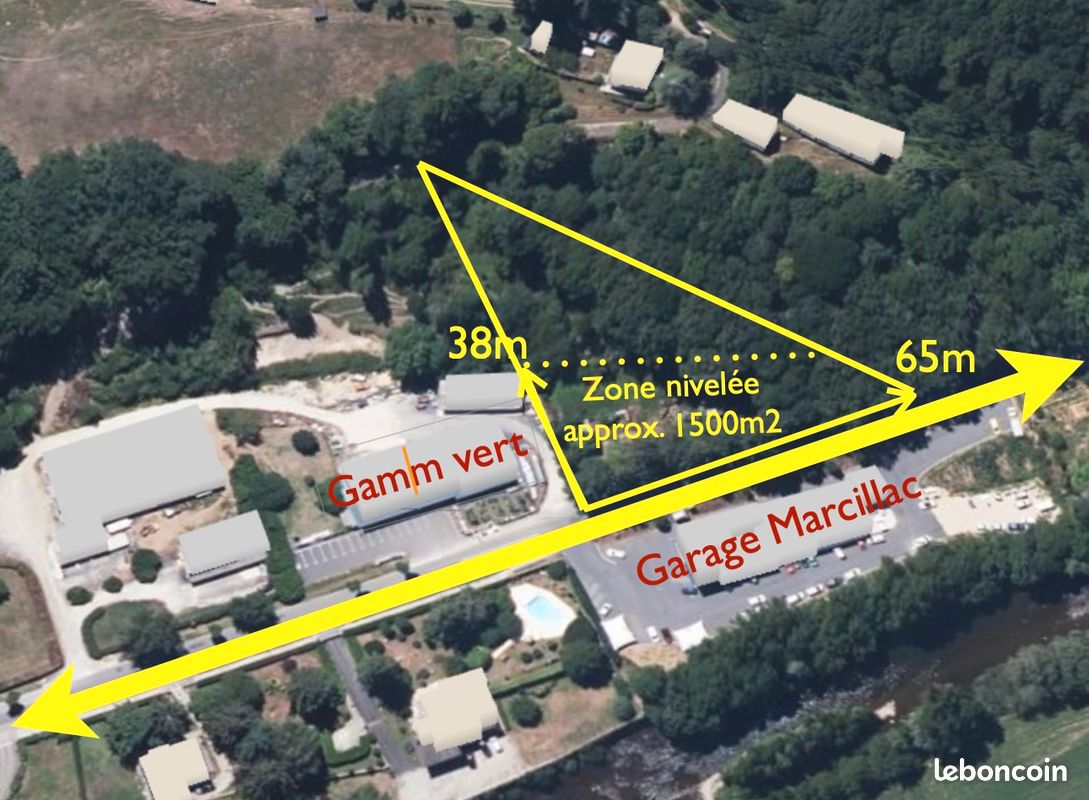Terrain de 1500m2 à Saint-Geniez d’Olt · à Saint Geniez d'Olt et d'Aubrac · 250 €/mois