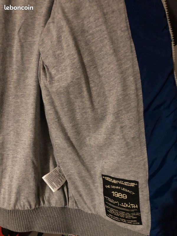FROID / SKI Blouson doudoune, 14 a Teddy Smith bleue (image 3)