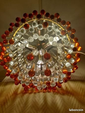 Lustre Montgolfière En Cristal époque Louis XVI - Directoire