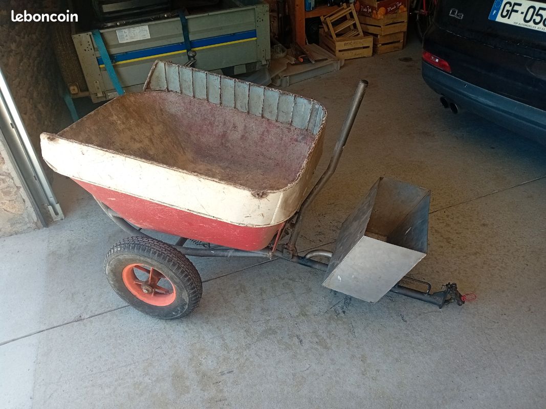 Remorque tracteur tondeuse (image 1)