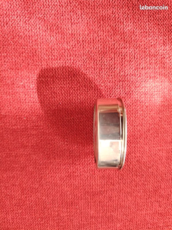 Boîte à Pilule Ovale En Argent - Petit étui Vintage D'occasion