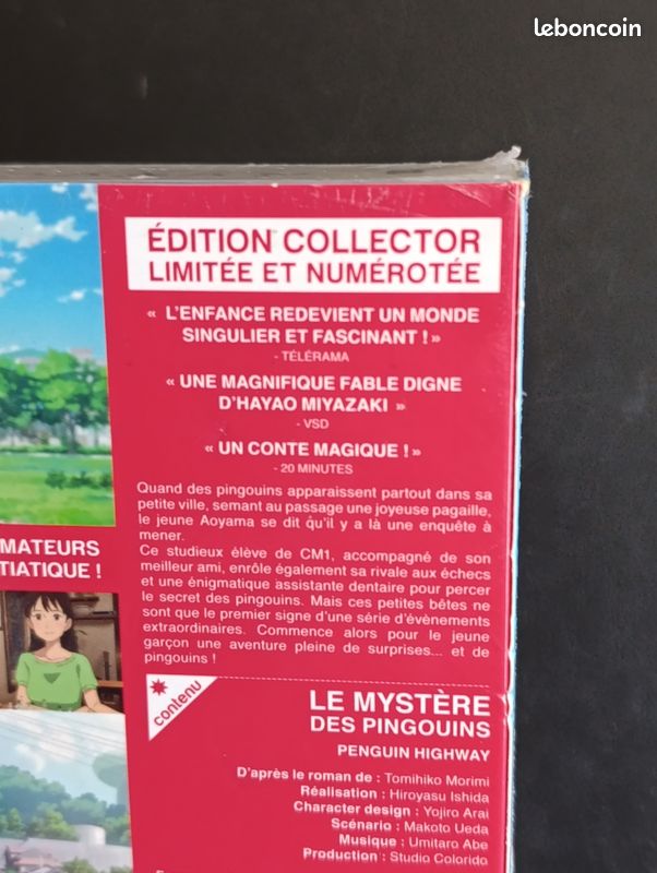 Coffret Blu-ray Le Mystere Des Pingouins Edition Collector Limitée DVD Ghibli Your Name (image 3)