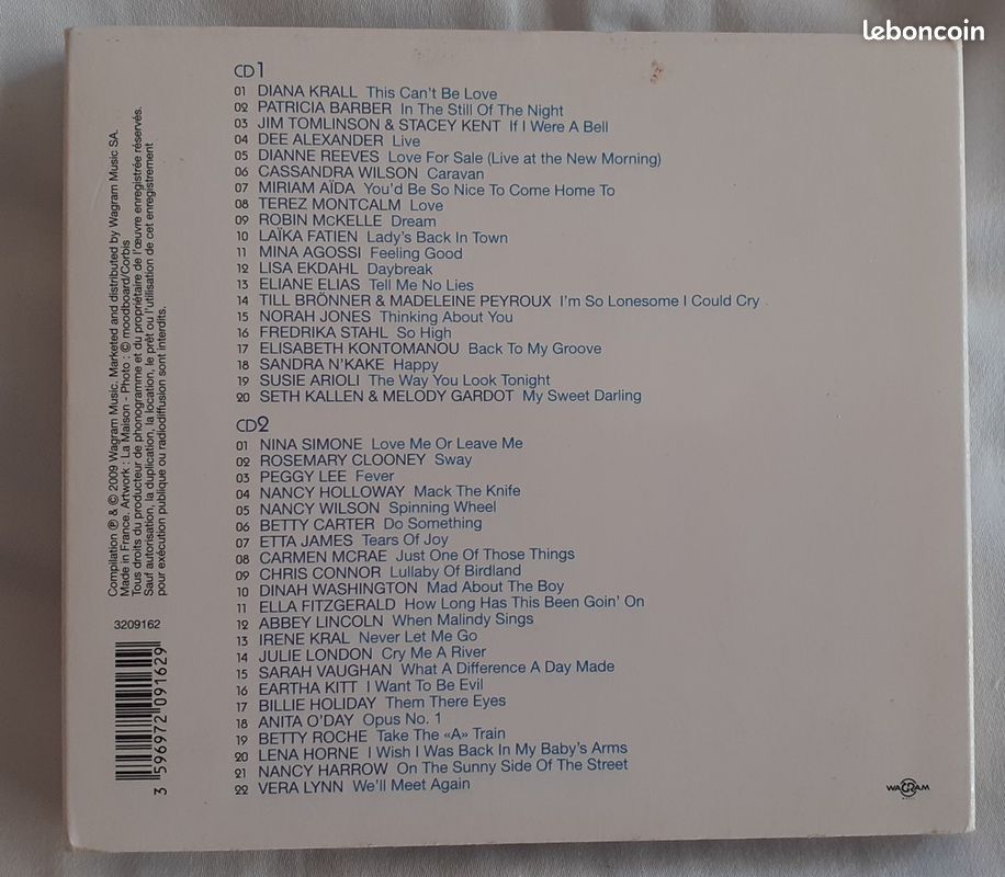 Les Divas Du Jazz 2CDs / 42 titres (image 2)